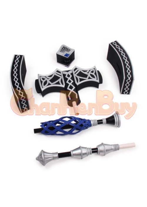 Final Fantasy XIV FF14 Cosplay Oracle of Darkness Gaia Gothic Hammer-Chaorenbuy Cosplay