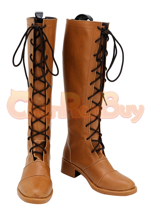 Emma Shoes The Promised Neverland Cosplay Boots-Chaorenbuy Cosplay