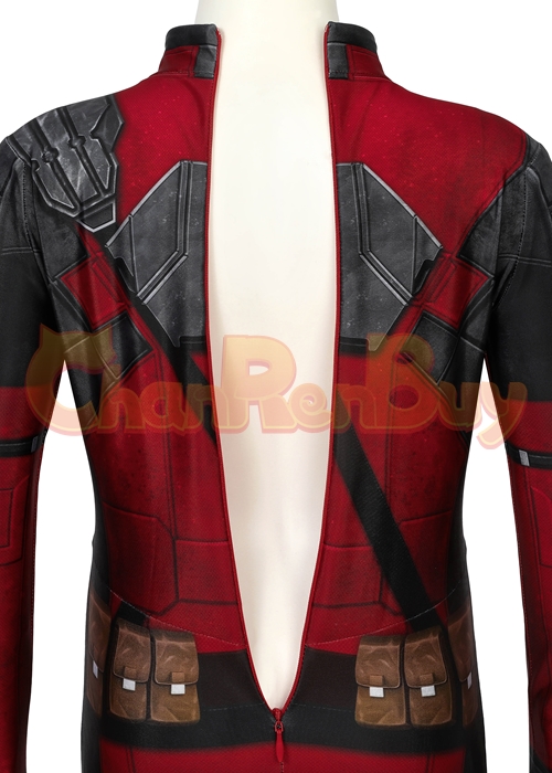 Deadpool Costume Cosplay Jumpsuit Kids Size-Chaorenbuy Cosplay