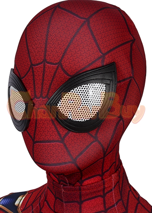 Iron Spider Man Costume Avengers Endgame Cosplay Jumpsuit Kids Size-Chaorenbuy Cosplay