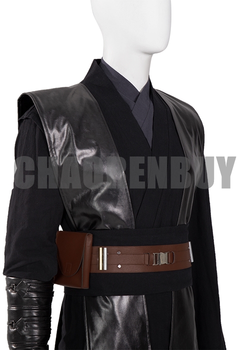 Anakin Skywalker Costume Star Wars Jedi Knight Cosplay Suit Boots Outfit-Chaorenbuy Cosplay