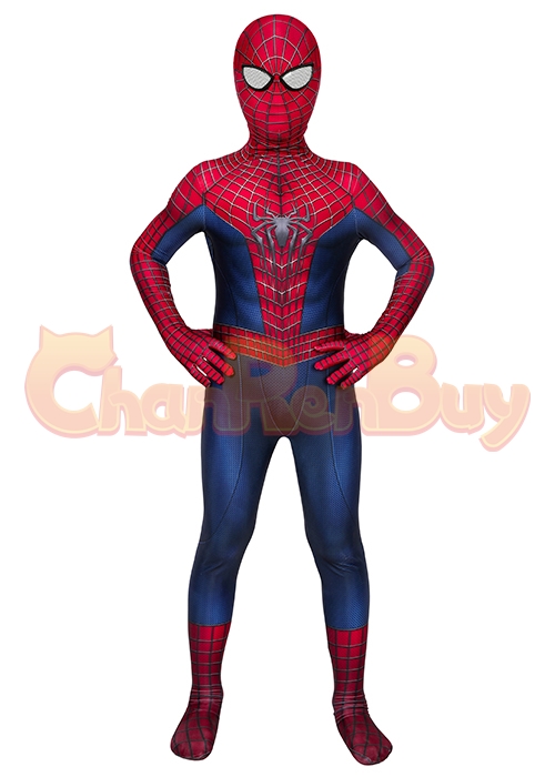 The Amazing Spider Man Costume Cosplay Jumpsuit Kids Size Ver 2-Chaorenbuy Cosplay