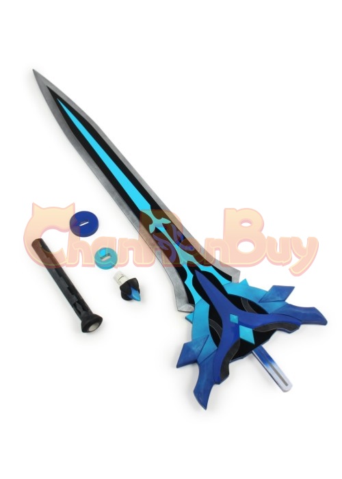 Genshin Impact Chongyun Razor Cosplay Snow Tombed Starsilver Sword-Chaorenbuy Cosplay