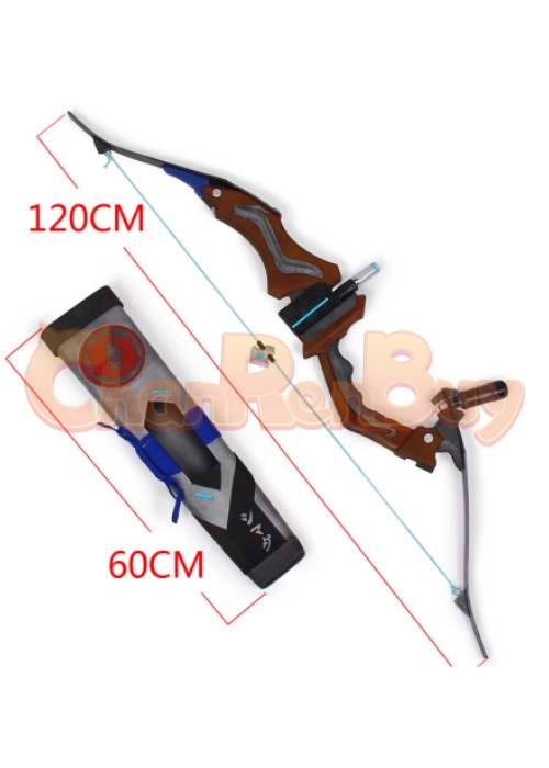 OW Shimada Hanzo Scion Bow and Quiver Cosplay Prop-Chaorenbuy Cosplay