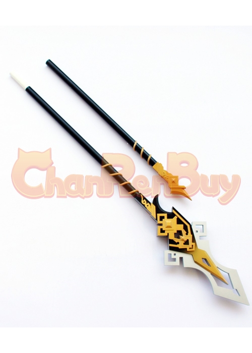 Genshin Impact Zhongli Vortex Vanquisher Spear Cosplay Prop Ver. 3-Chaorenbuy Cosplay