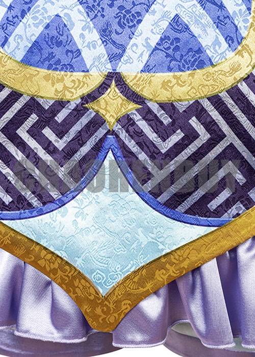 Genshin Impact Qiqi  Costume Cosplay Suit Shoes Wig Outfit-Chaorenbuy Cosplay