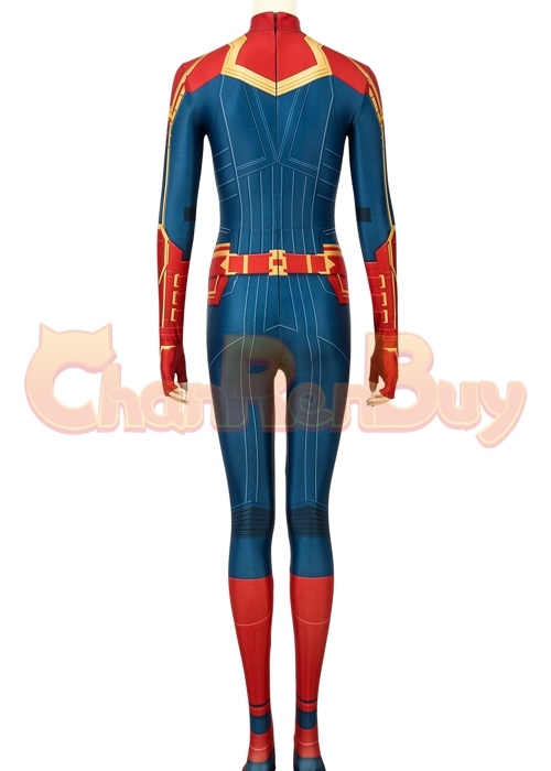Captain Marvel Costume Carol Danvers Cosplay Jumpsuit -Chaorenbuy Cosplay