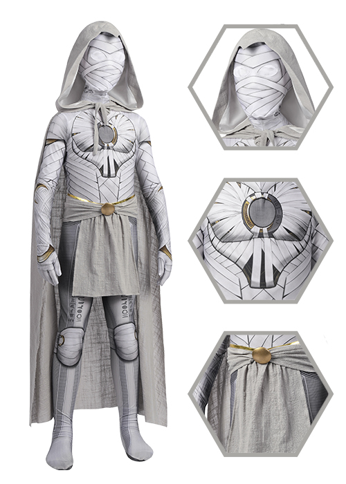 Moon Knight 2022 Costume Cosplay Suit Kids Size-Chaorenbuy Cosplay