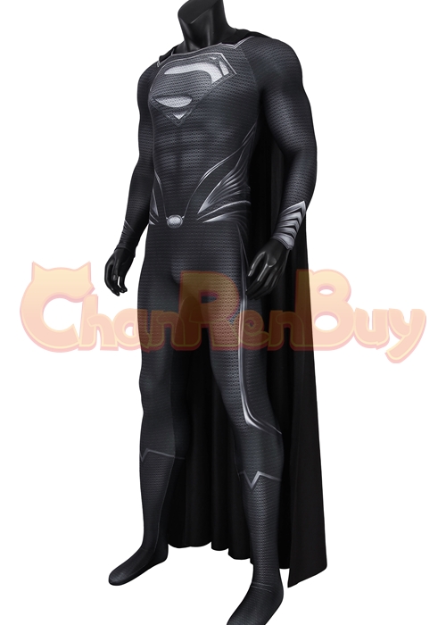 Superhero Man Costume Bodysuit Cosplay Suit Black Ver
