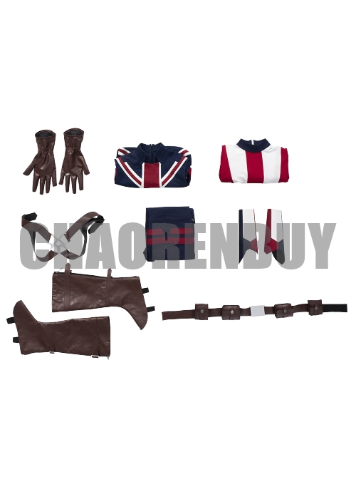 Captain Carter Costume What If Peggy Carter Cosplay Suit Outfit-Chaorenbuy Cosplay