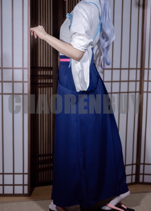 Kamisato Ayaka Costume Genshin Impact Cosplay Kendo Suit Wig Outfit-Chaorenbuy Cosplay
