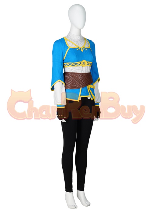 The Legend of Zelda Princess Zelda Costume Cosplay Suit with Cloak Breath of the Wild Outfit