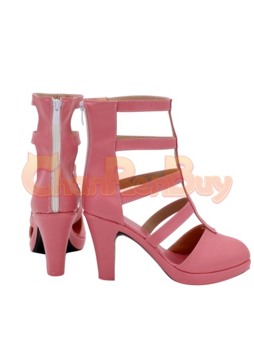 Aerith Gainsborough Shoes Final Fantasy VII Remake Cosplay Boots-Chaorenbuy Cosplay