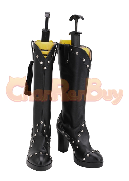 Tifa Lockhart Cowgirl Shoes Final Fantasy VII Remake Cosplay Boots-Chaorenbuy Cosplay