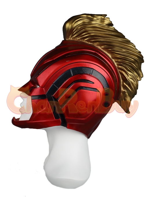 Captain Marvel Carol Danvers Mask Helmet Cosplay Prop-Chaorenbuy Cosplay