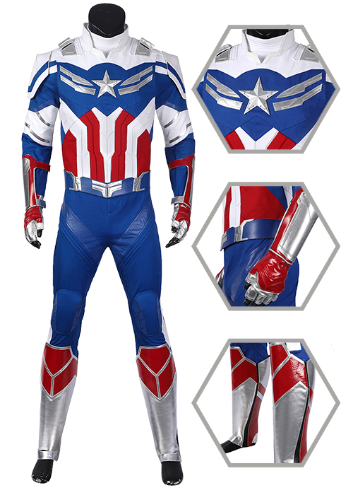 The Falcon Costume New Captain America Sam Wilson Cosplay Suit  -Chaorenbuy Cosplay