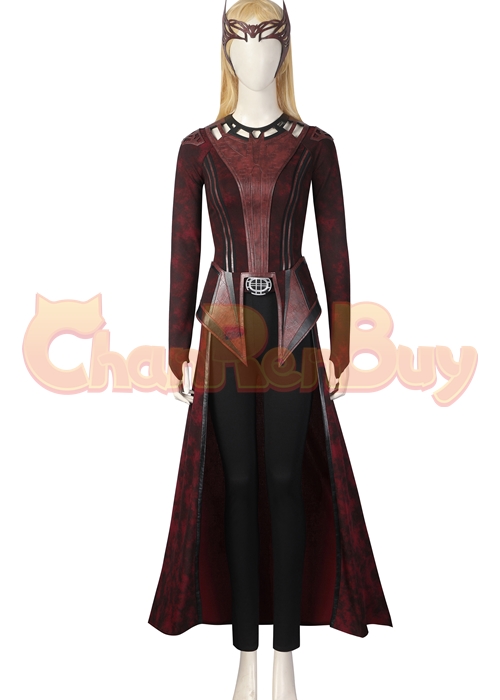 Scarlet Witch Costume Doctor Strange in the Multiverse of Madness Cosplay Suit Ver 3