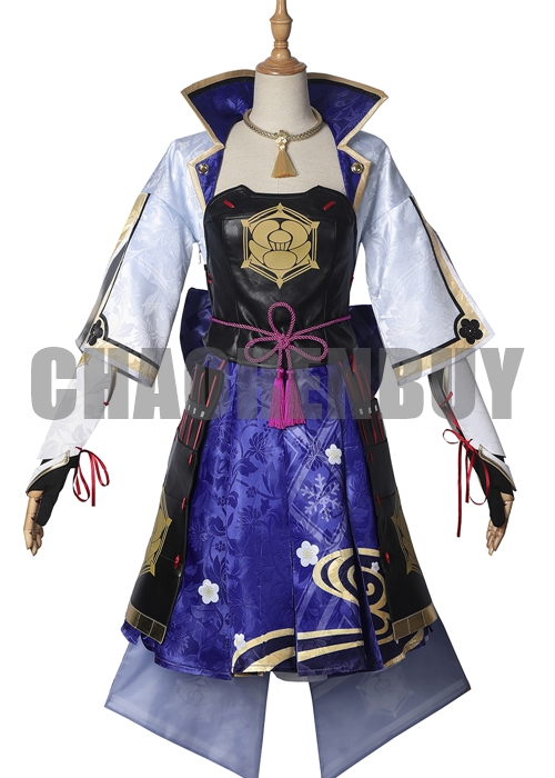 Genshin Impact Kamisato Ayaka Costume Cosplay Suit Shoes Wig-Chaorenbuy Cosplay