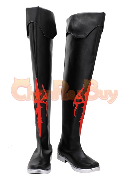 Red Mage Shoes Final Fantasy XIV FF 14 Cosplay Boots-Chaorenbuy Cosplay
