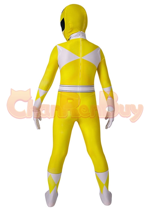 Mighty Morphin Power Rangers Costume Cosplay Suit Kids Size-Chaorenbuy Cosplay