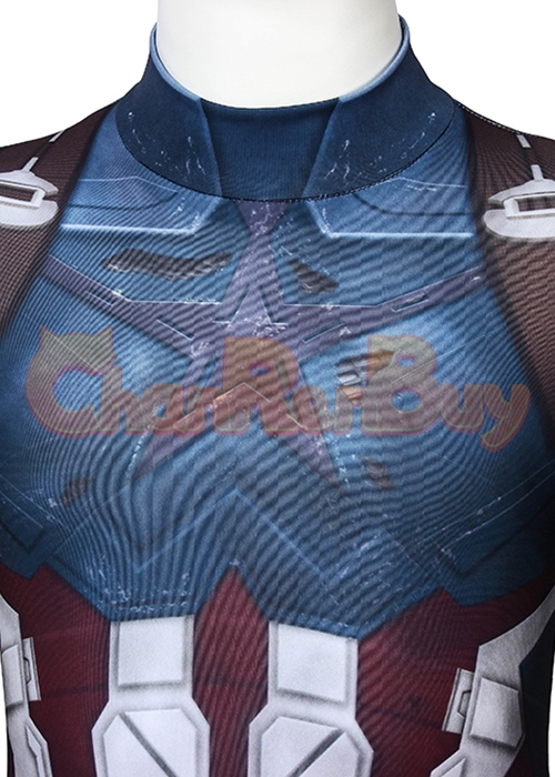 Captain America Costume Avengers Infinity War Cosplay Jumpsuit Kids Size-Chaorenbuy Cosplay