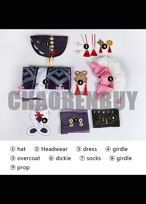 Yunjin Costume Genshin Impact Cosplay Suit Shoes Wig Outfit-Chaorenbuy Cosplay