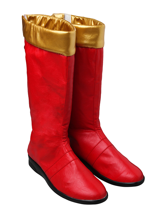 Red Dino Ranger Shoes Power Rangers Dino Thunder Cosplay Boots-Chaorenbuy Cosplay