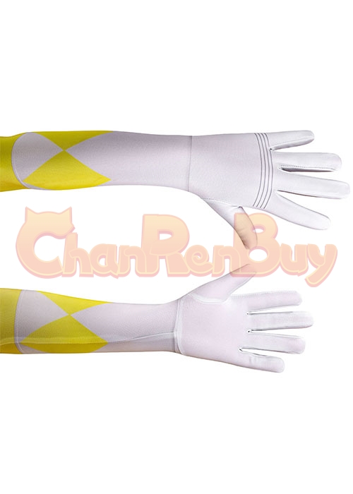 Mighty Morphin Power Rangers Costume Cosplay Suit Kids Size-Chaorenbuy Cosplay