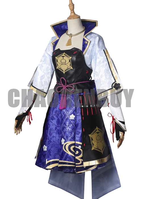 Genshin Impact Kamisato Ayaka Costume Cosplay Suit Shoes Wig-Chaorenbuy Cosplay