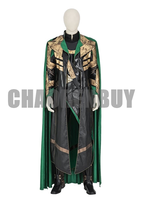 Loki Season 1 Costume Cosplay Suit Boots Outfit-Chaorenbuy Cosplay