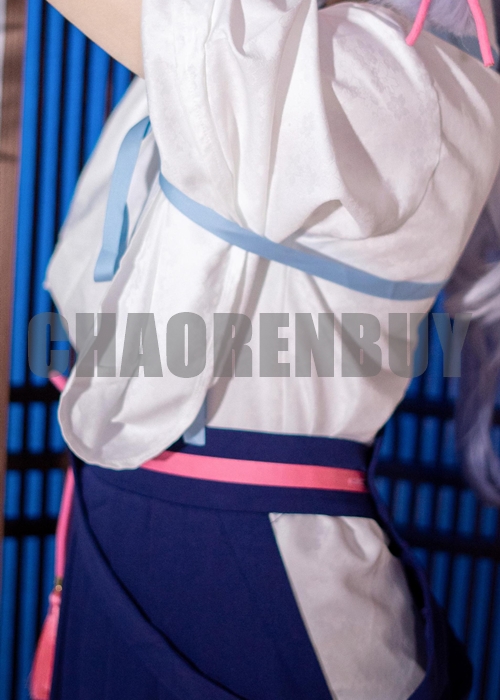 Kamisato Ayaka Costume Genshin Impact Cosplay Kendo Suit Wig Outfit-Chaorenbuy Cosplay