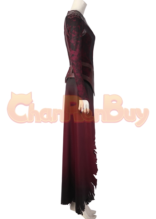 Wanda Scarlet Witch Costume Doctor Strange in the Multiverse of Madness Cosplay Suit Ver 2