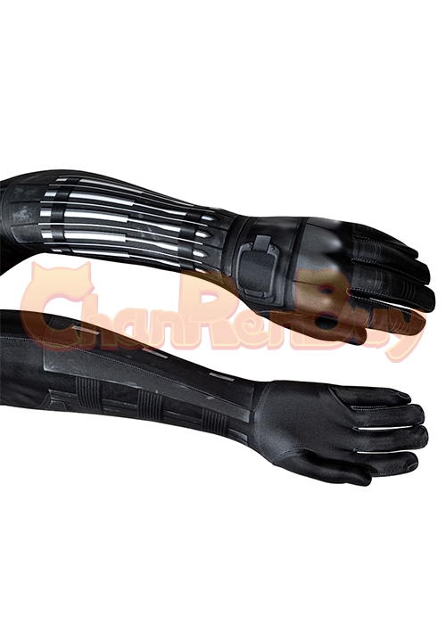 Superhero Bat Style Man Costume Bodysuit Cosplay Robert Pattinson Ver