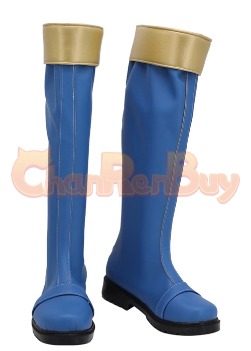 Blue Dino Ranger Shoes Power Rangers Dino Thunder Cosplay Boots-Chaorenbuy Cosplay