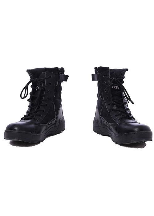 Leon Scott Kennedy Shoes Resident Evil 2 Remake Biohazard Re:2  Cosplay Boots-Chaorenbuy Cosplay