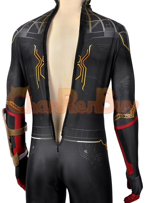 Spider Man 3 No Way Home Iron Spider Classic Black Suit Cosplay Costume-Chaorenbuy Cosplay