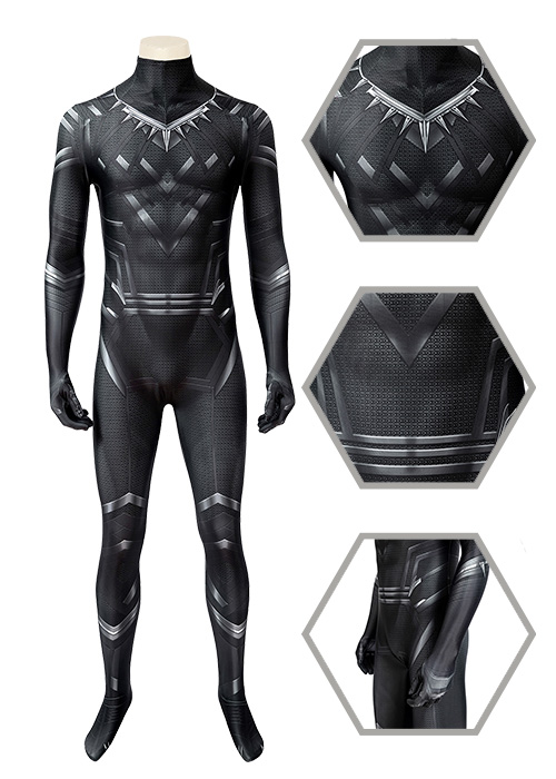 Black Panther Costume Captain America Civil War Cosplay Suit-Chaorenbuy Cosplay