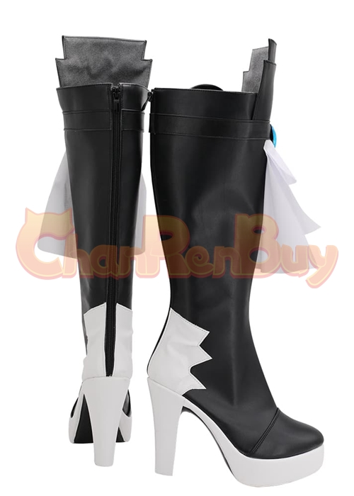 Gaia Shoes Final Fantasy XIV Shadowbringers FF14 Cosplay Boots-Chaorenbuy Cosplay
