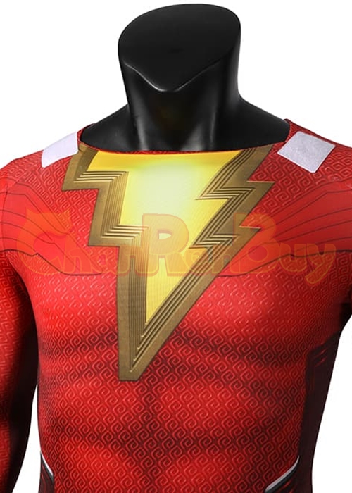 Shazam Fury of the Gods Costume Billy Batson Cosplay Suit Ver 2-Chaorenbuy Cosplay