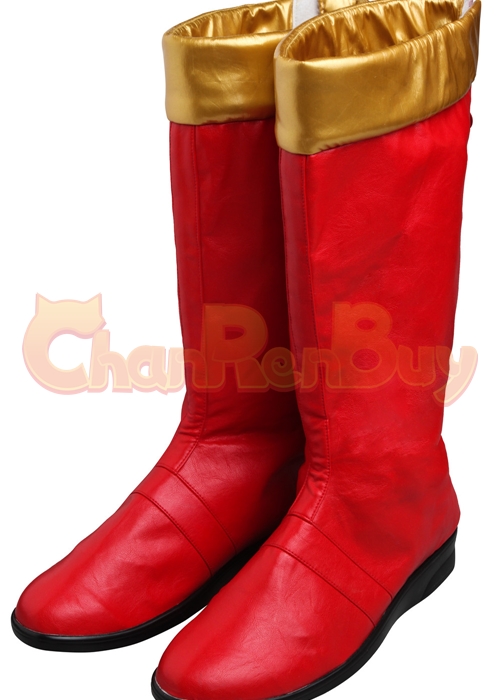 Red Dino Ranger Shoes Power Rangers Dino Thunder Cosplay Boots-Chaorenbuy Cosplay