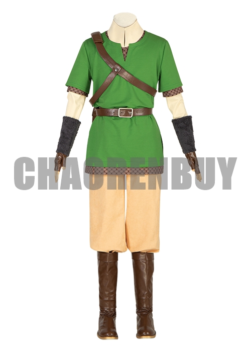 Link Costume The Legend of Zelda Skyward Sword Cosplay Suit Boots Outfit-Chaorenbuy Cosplay