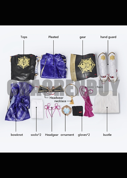 Genshin Impact Kamisato Ayaka Costume Cosplay Suit Shoes Wig-Chaorenbuy Cosplay