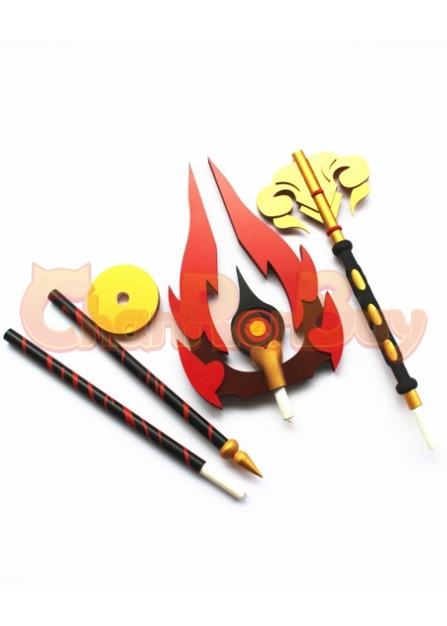 Genshin Impact Hutao Staff of Homa Cosplay Prop-Chaorenbuy Cosplay