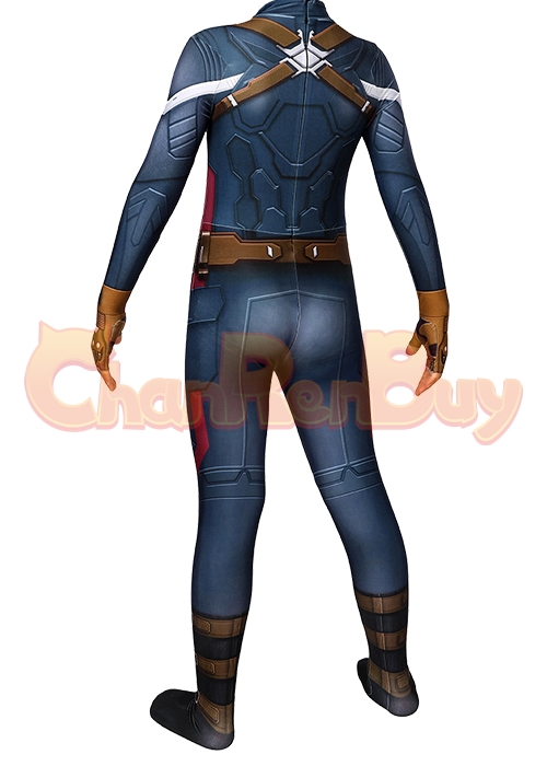 Captain America The Winter Soldier Costume Steve Rogers Cosplay Suit Kids Size-Chaorenbuy Cosplay