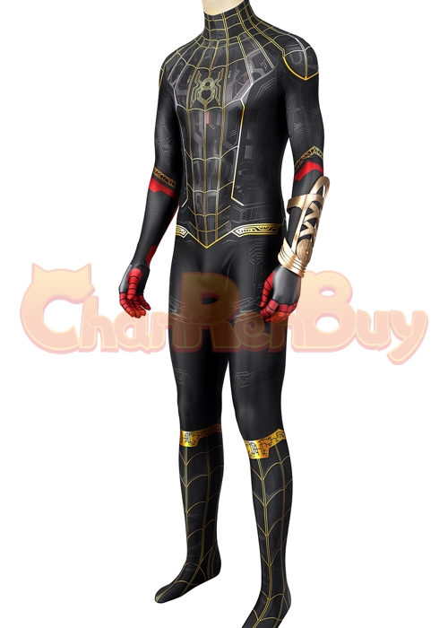 Spider Man 3 No Way Home Iron Spider Classic Black Suit Cosplay Costume-Chaorenbuy Cosplay