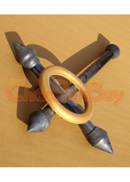 BlazBlue Makoto Nanaya Weapons Cross Tonfa Cosplay Prop-Chaorenbuy Cosplay