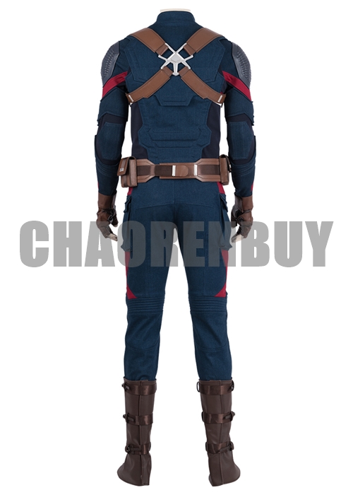 Captain America Costume Avengers Endgame Cosplay Suit Helmet Oufit-Chaorenbuy Cosplay