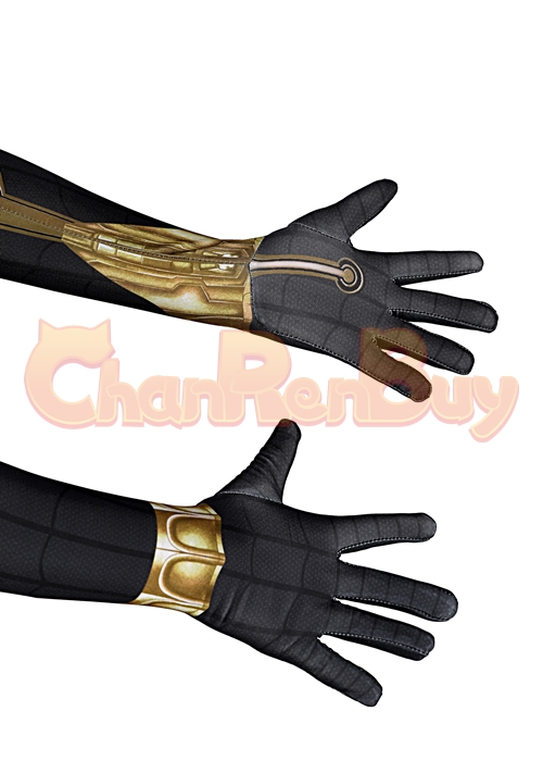 Spider Man 3 No Way Home Costume Cosplay Black Suit Ver 2 Kids Size-Chaorenbuy Cosplay