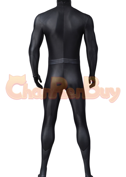 Superhero Man Costume Clark Kent Suit Cosplay Black Ver