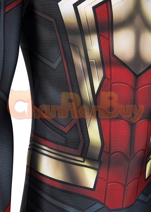 Spider Man 3 No Way Home Iron Spider Classic Black Suit Cosplay Costume-Chaorenbuy Cosplay
